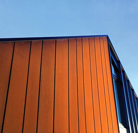 corten metal cladding